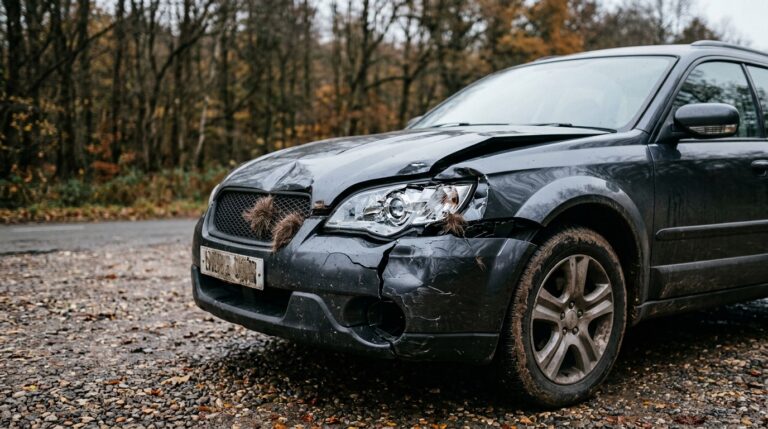 Zderzenie z sarną lub dzikiem – kto zapłaci za szkodę?